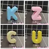 [Personalizado] Charms de Sapato com Letras 3D Fosco Fivelas de Sapato Acessórios Flor de Sapato Mayday Pulseira Acessórios DIY Letras