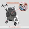 Carrinho de Passeio Transparente para Pets ao Ar Livre Capa de Chuva Eva, À Prova de Chuva, Poeira e Frio, Capa de Chuva Poncho para Gatos e Cachorros, Atacado do Fabricante