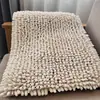 Tamaño grande, envío gratis, alfombrilla de chenilla de color liso para el suelo, alfombrilla absorbente para el baño, alfombrilla para los pies del hogar, alfombrilla para la puerta de la cocina y el dormitorio