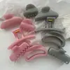 Presilha de Cabelo Colorida com Glitter Fino Perolado de Alta Qualidade, Presilha de Tamanho Médio para Mulheres, Elegante Presilha para Rabo de Cavalo Estilo Coreano, Presilha de Cabelo Doce e Versátil