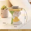 Suporte de Relógio de Resina de Coelho Desenho Animado Fofo Ornamento de Mesa Decoração Criativa de Armazenamento Item Adorável Estilo Curativo