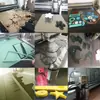 Máquina de Corte de Almohadilla de Caucho de Silicona Máquina de Corte con Cuchillo Vibratorio de Algodón de Fibra de Vidrio Máquina de Corte con Cuchillo Vibratorio para Puertas Enrollables Rápidas