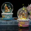 Capivara Fofa em Desenho Animado Viagem às Fontes Termais Bola de Cristal Brilhante Decorações para Quarto de Menina Móveis para Casa Presentes de Aniversário