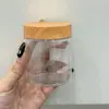 Tapa de Plástico con Grano de Madera de 56 Dientes Botella de Boca Ancha de Plástico Tarro de Crema Facial de 50/100g Tarro Sellado para Condimentos de 200g/250g