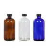 Desinfectante de Manos Boston Press Botella de Vidrio Cuadrada Botella con Atomizador de Pistola Dispensador de Aceites Esenciales Botella de Reactivos de Vidrio Botella de Medicamentos Venta al por Mayor