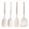 Nuevo Set de Espátulas de Silicona y Espumadera, Espátula Antiadherente para Cocina, Resistente a Altas Temperaturas, Raspador para Hornear, Utensilio de Cocina