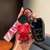 Juego de llaves Dongfeng BiaoZhi 308 301 408 308s coche 3008 funda 2008 logo 508 hebilla de bolsa hombres