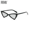 Nuevas Gafas de Sol Transfronterizas Estilo Callejero Europeo y Americano Trendy para Mujer Moda Retro Triangulares Pequeñas Estilo Chanel Ojo de Gato