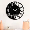 Reloj Digital Silencioso de Corte Moderno y Sencillo para Pared de Sala de Estar, Dormitorio, Decoración del Hogar, Colgante de Pared