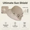 Chapéu de Sol Vazado Atacado Feminino Aba Larga Verão Exterior Protetor Solar Respirável Anti-UV Laço Chapéu de Pescador