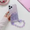 Funda de Teléfono Móvil Degradada para Viajero Adecuada para Apple 15PROMAX Comercio Exterior 14/13 Personalidad 12 Pulsera de Mariposa 11