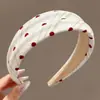 Diadema retro de corona alta para mujer, simple y elegante, diadema de ala ancha que no estrangula el cabello, accesorio para el cabello de moda estilo coreano