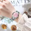 Reloj de Moda Chenxi para Mujer Banda de Acero Luminoso Resistente al Agua Reloj de Cuarzo Simple con Incrustaciones de Diamante Fabricante Directo Venta al Por Mayor