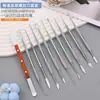 Acero Inoxidable Resina Relleno Tallado Juego de 10 Cucharas de Cera Rellenadoras para Técnicos Dentales Cuchillo de Tallado de Moldes de Cera Tallado Dental