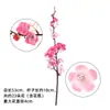 Ramo de Flor de Ameixa Simulado Flor de Ameixa de Cera Árvore Falsa Ornamento Arte com Flores Secas Bonsai Chinês Decoração de Estudo em Casa Adereço de Dança