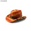 Sombrero de vaquero de copa dura, sombrero de playa, nuevo sombrero de verano, sombrero de paja panamá para hombres y mujeres, sombrero de copa, sombrero de vaquero occidental americano