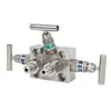 Transmisor de presión diferencial de acero inoxidable 304ss conjunto integrado de tres válvulas válvula de aguja para instrumentación