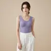Chaleco Caliente Nuevo Yu Yue Seda Cachemira No Necesita Usar Sujetador Unión Adhesiva Sin Costuras Cómodo Chaleco Cálido Mujer