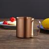 Taza de cerveza de acero inoxidable 304 con lijado, taza grande de una sola capa, taza de café, taza de agua Mark, suministros creativos para el hogar, té