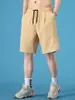 Pantalones cortos de seda de hielo para deportes de verano para hombre, pantalones casuales de seda de hielo para hombre, pantalones de chándal finos de verano con bolsillos, pantalones cortos de moda para hombre
