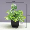 Punto Nuevo Bonsái Plantas de Decoración para el Hogar Pequeños Adornos Flores Artificiales Plantas Verdes Plantas en Maceta Flores Artificiales Fábrica Venta al Por Mayor