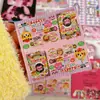 7cm Pinça Cabeça de Cartão Original ins Brinquedo de Comida Sanrio Cabeça de Cartão Verso do Cartão Embalagem Saco de Cartão Decoração Presente