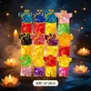 Roupas de papel sacrificiais para bebês, conjunto de terno estilo chinês Tang, visita a túmulos, Festival Qingming, suprimentos para o Festival das Roupas Frias 19x 29cm