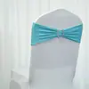 Correas de Hebilla de Diamante Gratis de Amazon Transfronterizas Funda Elástica para Silla de Hotel Boda Anillo de Correa de una Sola Capa Mariposa
