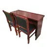 Mesa de conferência, mesa de treinamento, mesa retangular longa, mesa de madeira maciça com duas pernas, mesa de auditório, conjuntos de mesas e cadeiras grandes e pequenos