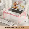 Elevador de Monitor de Computadora Soporte para Laptop Soporte de Refrigeración Estilo Parrilla para Escritorio Elevador de Monitor de Oficina