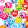 Girasol con mariquita resina parche decoración para teléfono móvil material hecho a mano DIY accesorios 18mm