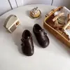 Zapatos para Niñas 2026 Nuevo Primavera Zapatos de Cuero para Niños Estilo Británico para Niños Mocasines de Suela Suave Zapatos Individuales para Bebé Birkenstock