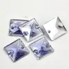 Resina Quadrada Pedras Strass Costuradas à Mão Fundo Plano Furo Duplo Fivela Plana Pedras Costuradas à Mão Decoração de Roupas DIY Acessórios de Joias com Pedras Strass