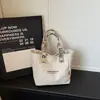 Bolsa de Lona Casual Estilo Coreano para Mujer 2026 Verano Nuevo de Moda Bolso Tote Pequeño Bolso de Mano Simple Versátil