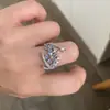 Anillo de Flor Dopamina Fresco y Dulce para Vacaciones Románticas, Moderno y Versátil para el Uso Diario
