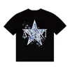 Primavera/Verano 2026 Nuevo Jersey A@Mi con Estampado de Letras de Estrella de Mar Cuello Redondo Manga Corta Estilo Unisex Venta al por Mayor