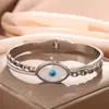 Pulsera de Acero Inoxidable de Moda Ojo del Diablo Árbol de la Vida, Joyería de Lujo Ligero Nicho de Gama Alta para el Uso Diario