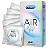 Condones Durex Amor Audaz Ácido Hialurónico Ultra Delgados Invisibles Paquete de 3 001 Ajuste Ceñido Sensación de Estar Desnudo Condones de Seguridad Air