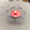 Portavelas de té estilo nórdico retro, Taza para velas de té de aromaterapia, Portavelas de pétalos, Decoración de ambiente para mesa de hotel y boda