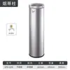 Pilar cenicero de acero inoxidable GPX-129 estilo europeo para colillas de cigarrillos Contenedor vertical para desechar colillas de cigarrillos para exteriores Cenicero de taza vertical para interiores