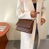 Bolso pequeño informal con cadena Lingge, nuevo bolso de moda 2021 para mujer, bolso cruzado sencillo de estilo occidental, bolso cuadrado pequeño popular.