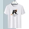 Fabricante de Origem Camiseta de Manga Curta de Seda Gelo Verão Secagem Rápida Esportiva Moderna Estampada Tamanho Grande Solta Camiseta Masculina