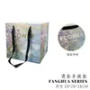 Bolsa de Tote Cuadrada de Óleo de Moda, Bolsa de Regalo con Ramo, Bolsa de Regalo Floral de Moda, Venta al por Mayor de Suministros Florales para Floristerías