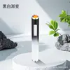 Encendedor alargado personalizado y creativo, portátil, recargable, con colores degradados, mini carga USB, metal y diseño a prueba de viento