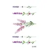 Nuevas pegatinas de tatuaje de flores pequeñas y frescas, pegatinas de tatuaje impermeables, se pueden configurar para mapa, directo de fábrica, nuevo, venta al por mayor