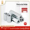 Porca de Junção Pronta do Fabricante Aço Carbono Galvanizado Padrão Nacional Parafuso de Conexão Alongado e Espessado Porca de Junção Hexagonal