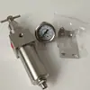 Filtro de Alta Pressão Aço Inoxidável Resistente a Baixa Temperatura Fonte de Ar Peça Tripla de Aço Inoxidável Peça Dupla de Aço Inoxidável Junta Tripla de Aço Inoxidável