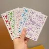 Pegatinas de Diamantes para Maquillaje de Ojos, Pegatinas de Maquillaje para Niños, Pegatinas Faciales, Accesorios Faciales, Pegatinas de Mariposas con Perlas y Diamantes, Pegatinas de Strass para Cejas de Escenario