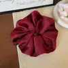 Elástico de Cabelo Scrunchie de Alta Qualidade com Borda Texturizada, Simples Acessório de Cabelo Estilo Francês, Prendedor de Rabo de Cavalo, Faixa de Cabelo Elástica, Adorno de Cabelo