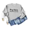 Sudadera Casual de Manga Larga con Cuello Redondo y Estampado de Letras 'Boy Mama from Son up' para Exportación de Comercio Exterior